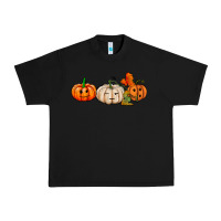 Black pumpkins face Urban Heavy Tee - AdoDesignShop