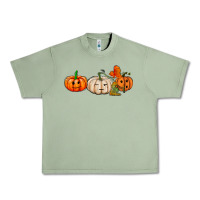 Oil Green pumpkins face Urban Heavy Tee - AdoDesignShop