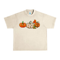 Sandshell pumpkins face Urban Heavy Tee - AdoDesignShop