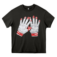 Asphalt batting gloves Heavy Core Tee - FaDigitalArtStudio
