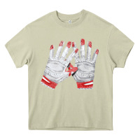 Mossy batting gloves Heavy Core Tee - FaDigitalArtStudio