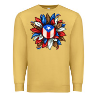 Antique Gold puerto rico sunflower Premium Sweatshirt - texasbilliewilder