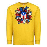 Lemon puerto rico sunflower Premium Sweatshirt - texasbilliewilder