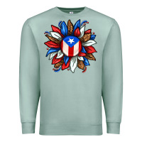 Seafoam puerto rico sunflower Premium Sweatshirt - texasbilliewilder