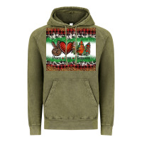 Peace Love Christmas Trees Vintage Hoodie | Teevron