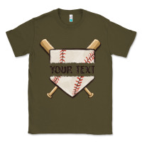 Army Green preview custom baseball Classic Tee - MaliasSmallBusiness