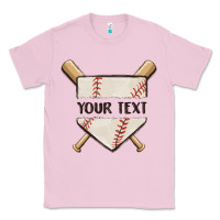 Bubblegum Pink preview custom baseball Classic Tee - MaliasSmallBusiness