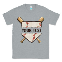 Heather Grey preview custom baseball Classic Tee - MaliasSmallBusiness