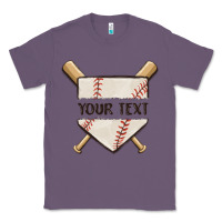 Lavender preview custom baseball Classic Tee - MaliasSmallBusiness