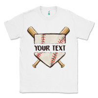 White preview custom baseball Classic Tee - MaliasSmallBusiness