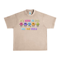 French Oak it's okay to feel all the feels Urban Heavy Tee - MaliasSmallBusiness