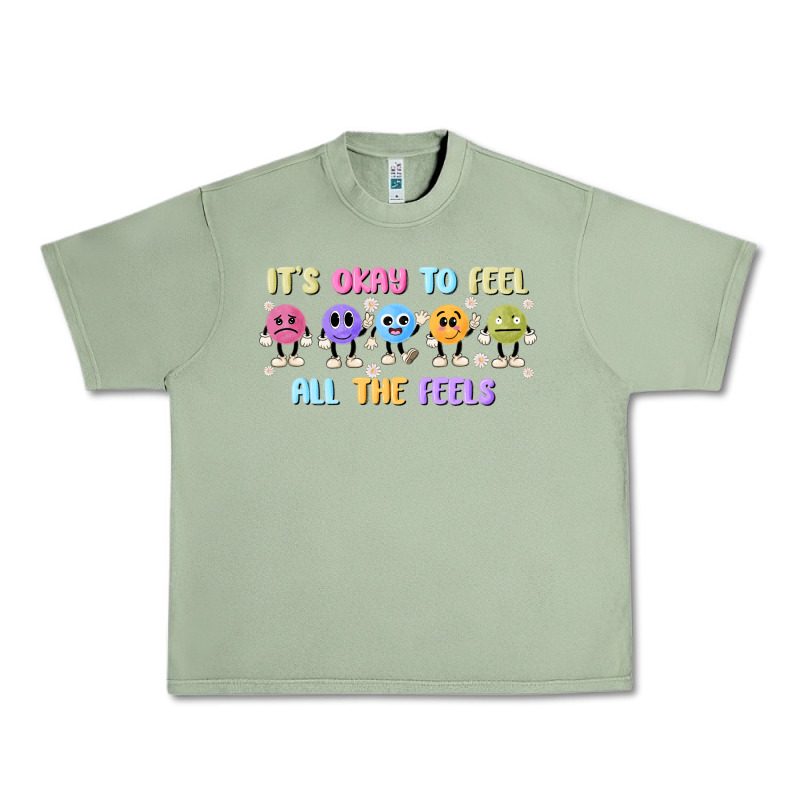 It's Okay To Feel All The Feels Urban Heavy Tee by MaliasSmallBusiness | Teevron