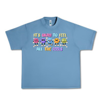 Pebble Blue it's okay to feel all the feels Urban Heavy Tee - MaliasSmallBusiness