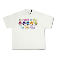 Pistachio it's okay to feel all the feels Urban Heavy Tee - MaliasSmallBusiness