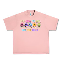 Salmon it's okay to feel all the feels Urban Heavy Tee - MaliasSmallBusiness