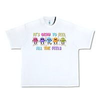 White it's okay to feel all the feels Urban Heavy Tee - MaliasSmallBusiness