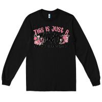 Black this is just a chapter not the whole story Long Sleeve Tee - MaliasSmallBusiness