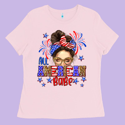 All American Babe Ladies Tee Designed By Neo Western