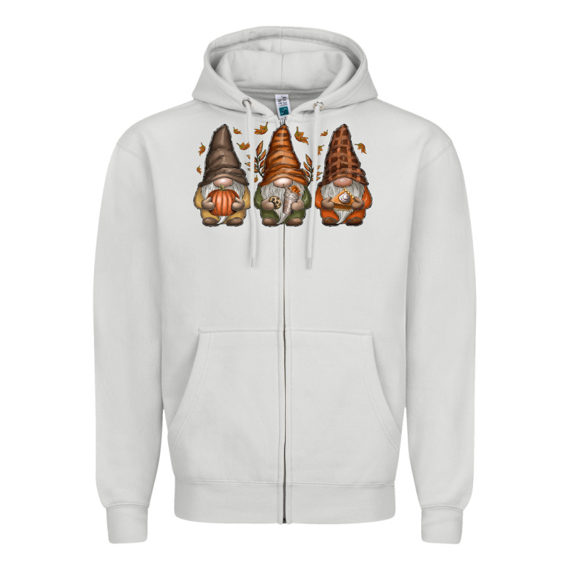 Fall Gnomes Zipper Hoodie by SublimationCraftShop | Teevron