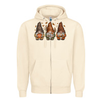 Sandshell fall gnomes Zipper Hoodie - SublimationCraftShop