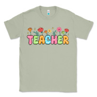 Matcha custom teacher flowers Classic Tee - JahusDesignShop