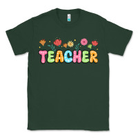 Sports Green custom teacher flowers Classic Tee - JahusDesignShop