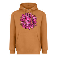 Meerkat Breast Cancer Sunflower Heavyweight Hoodie - texasbilliewilder