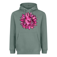 Sage Breast Cancer Sunflower Heavyweight Hoodie - texasbilliewilder