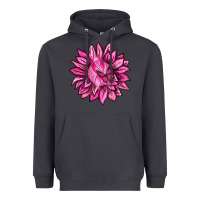 Smoke Breast Cancer Sunflower Heavyweight Hoodie - texasbilliewilder
