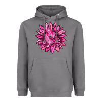 Storm Breast Cancer Sunflower Heavyweight Hoodie - texasbilliewilder