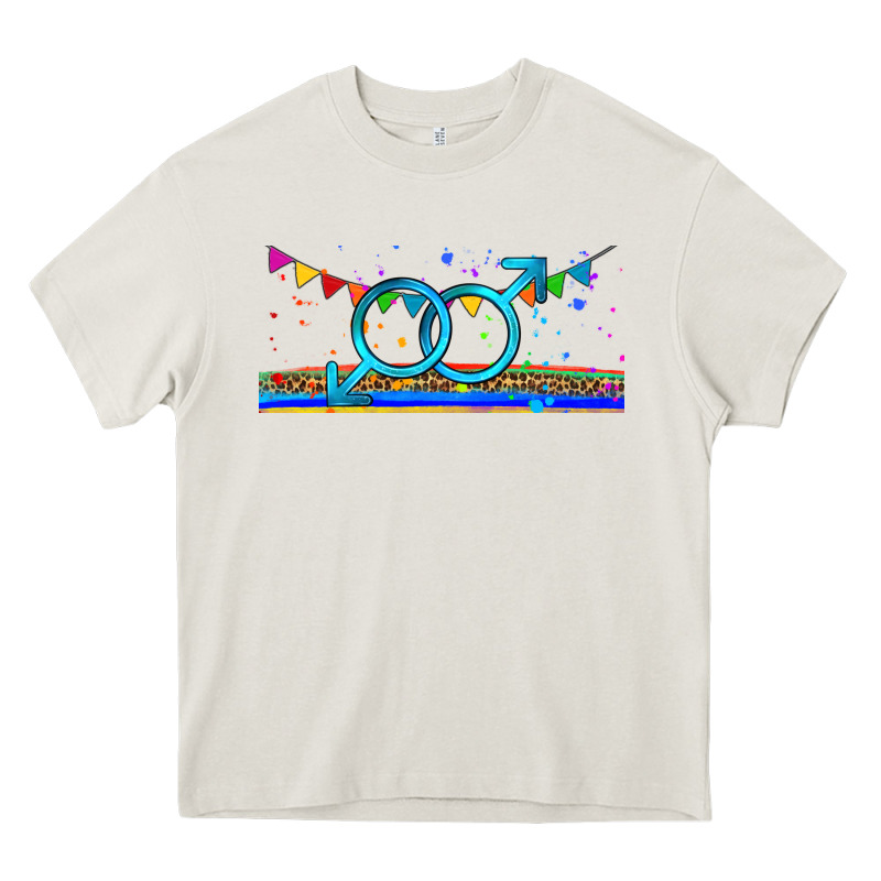 Lgbtq Gay  Libbey Glass Heavy Core Tee by HRA Design Shop | Teevron