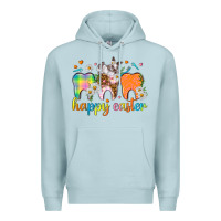 Blue Mist Happy Easter Dental Easter Day Premium Hoodie - HowdyJamesFarm