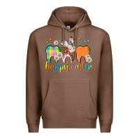 Chestnut Happy Easter Dental Easter Day Premium Hoodie - HowdyJamesFarm