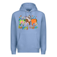 Colony Blue Happy Easter Dental Easter Day Premium Hoodie - HowdyJamesFarm
