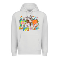 Dove Grey Happy Easter Dental Easter Day Premium Hoodie - HowdyJamesFarm