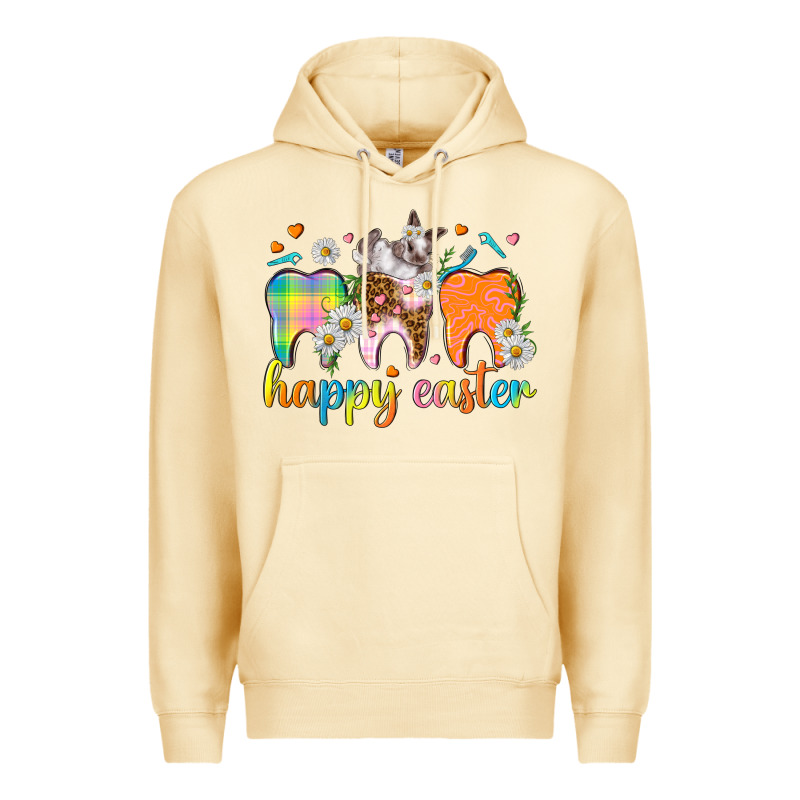 Happy Easter Dental Easter Day Premium Hoodie by HowdyJamesFarm | Teevron