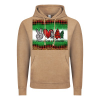 Vintage Coffee Peace Love Christmas Trees Vintage Hoodie - Jasminsmagicworld