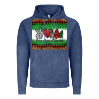 Peace Love Christmas Trees Vintage Hoodie | Teevron