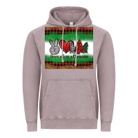 Vintage Zinc Peace Love Christmas Trees Vintage Hoodie - Jasminsmagicworld