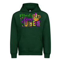 Forest Green mardi gras queen Urban Hoodie - FaDigitalArtStudio