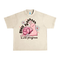 Sandshell snail progress is stil progress Urban Heavy Tee - MaliasSmallBusiness