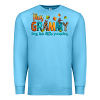 Ocean Blue customized this grammy loves her little pumpkins Premium Sweatshirt - texasbilliewilder