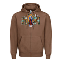Chestnut mom virgin mary Zipper Hoodie - SublimationCraftShop
