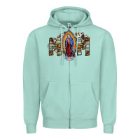 Seafoam mom virgin mary Zipper Hoodie - SublimationCraftShop