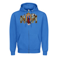 True Royal mom virgin mary Zipper Hoodie - SublimationCraftShop
