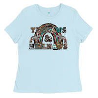 Baby Blue yeehaws and heilnaws Ladies Tee - SublimationCraftShop