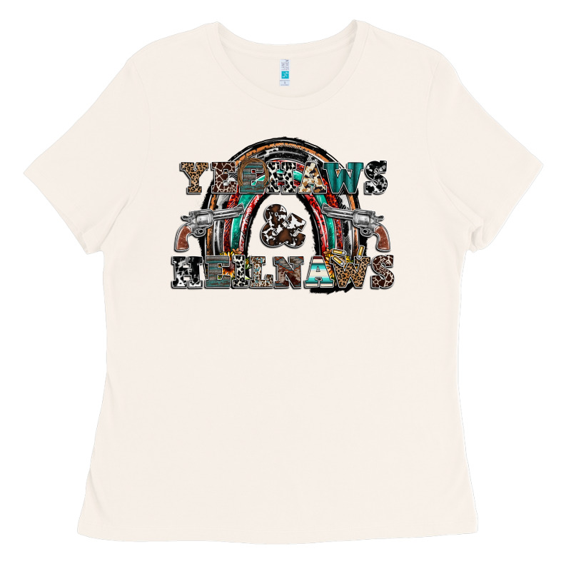 Yeehaws And Heilnaws Ladies Tee by SublimationCraftShop | Teevron