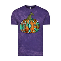Cloud Purple western cowhide turquoise pumpkin Vintage Tee - Jasminsmagicworld