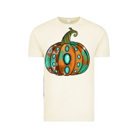 Western Cowhide Turquoise Pumpkin Vintage Tee | Teevron