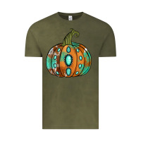 Vintage Olive western cowhide turquoise pumpkin Vintage Tee - Jasminsmagicworld